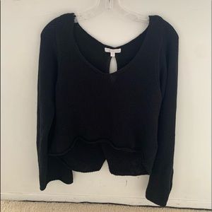 american eagle knit cropped long sleeve